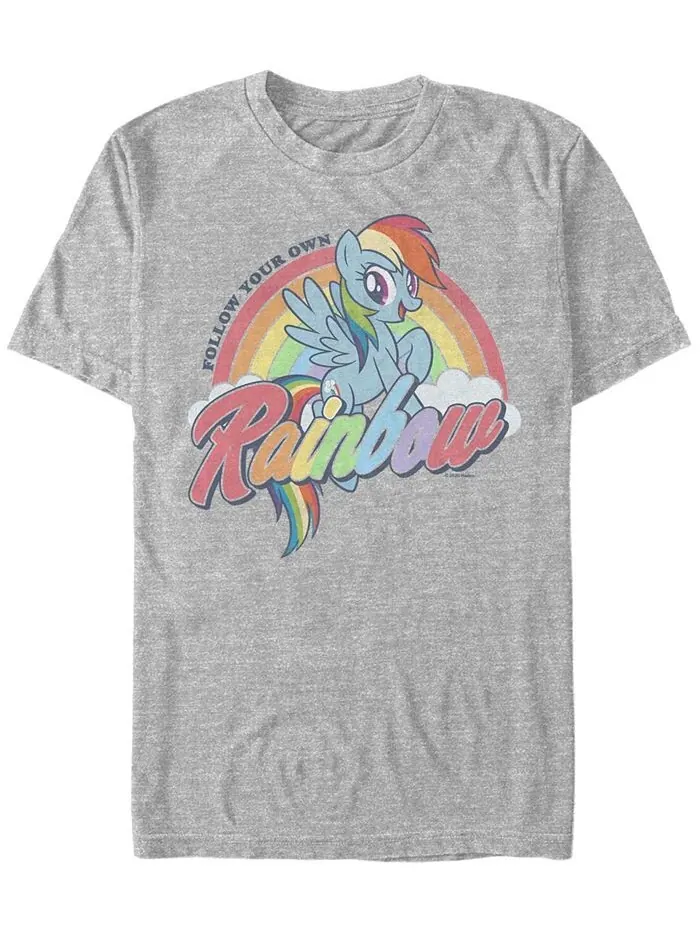 Мужская футболка с коротким рукавом Rainbow с круглым вырезом Fifth Sun — изображение 1 из 1, приглушенный