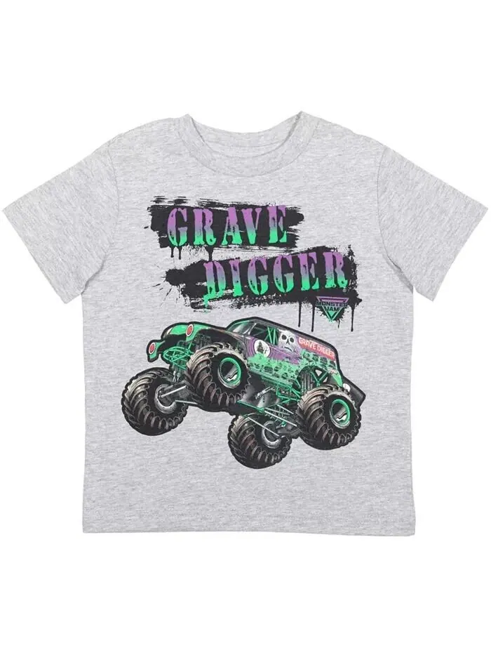 Набор из 4 футболок с рисунком El Toro Loco Zombie Maximum Destruction для мальчиков для малышей — изображение 3 из 5