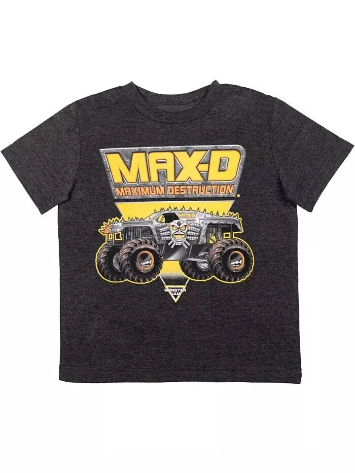 Набор из 4 футболок с рисунком El Toro Loco Zombie Maximum Destruction для мальчиков для малышей — изображение 5 из 5