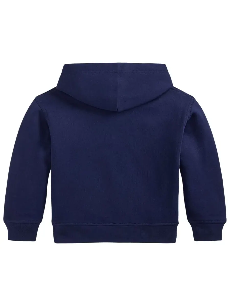 Худи оверсайз с вышивкой Polo RL, модель Big Fit Logo Polo Ralph Lauren, Rich Ruby — изображение 4 из 5