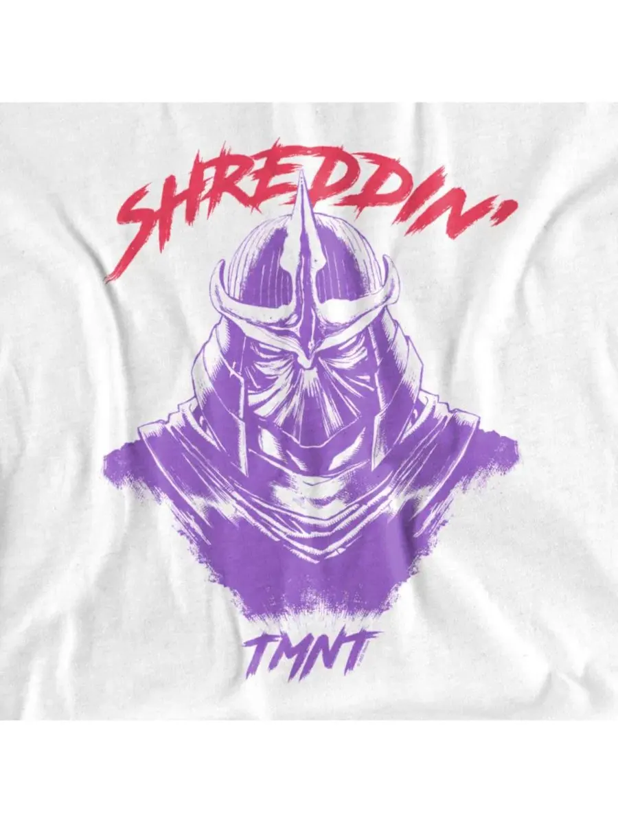 Футболка с принтом Shredder Shreddin' Teenage Mutant Ninja Turtles — изображение 2 из 3, белый