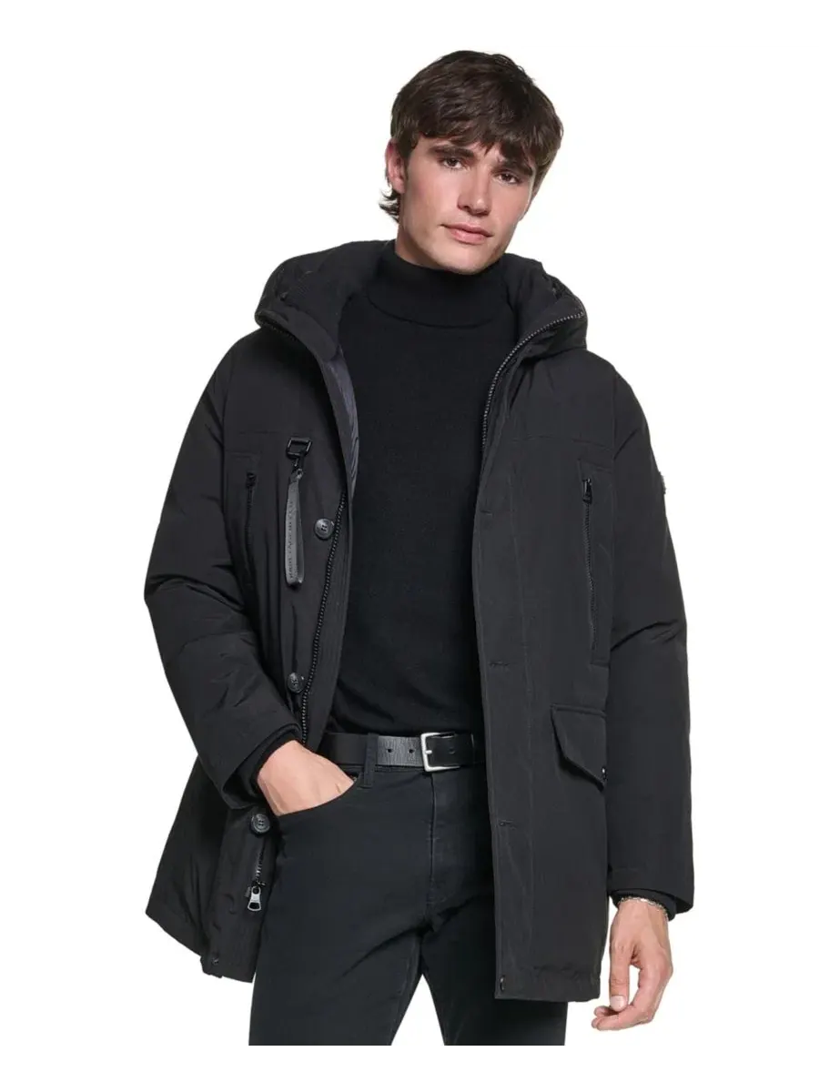 Парка с капюшоном Signature KARL LAGERFELD PARIS