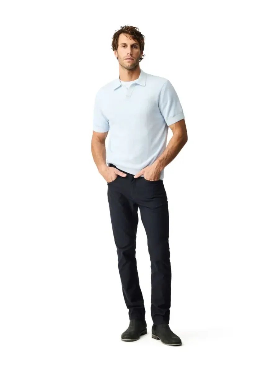 Мужское поло из хлопка Avalon Cotton Knitted Polo Rodd & Gunn — изображение 2 из 6, небесный