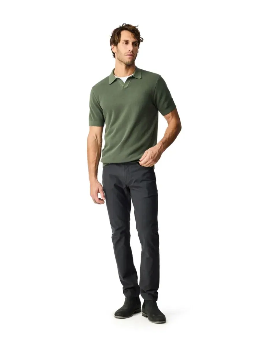Мужское поло из хлопка Avalon Cotton Knitted Polo Rodd & Gunn — изображение 2 из 6, лесной