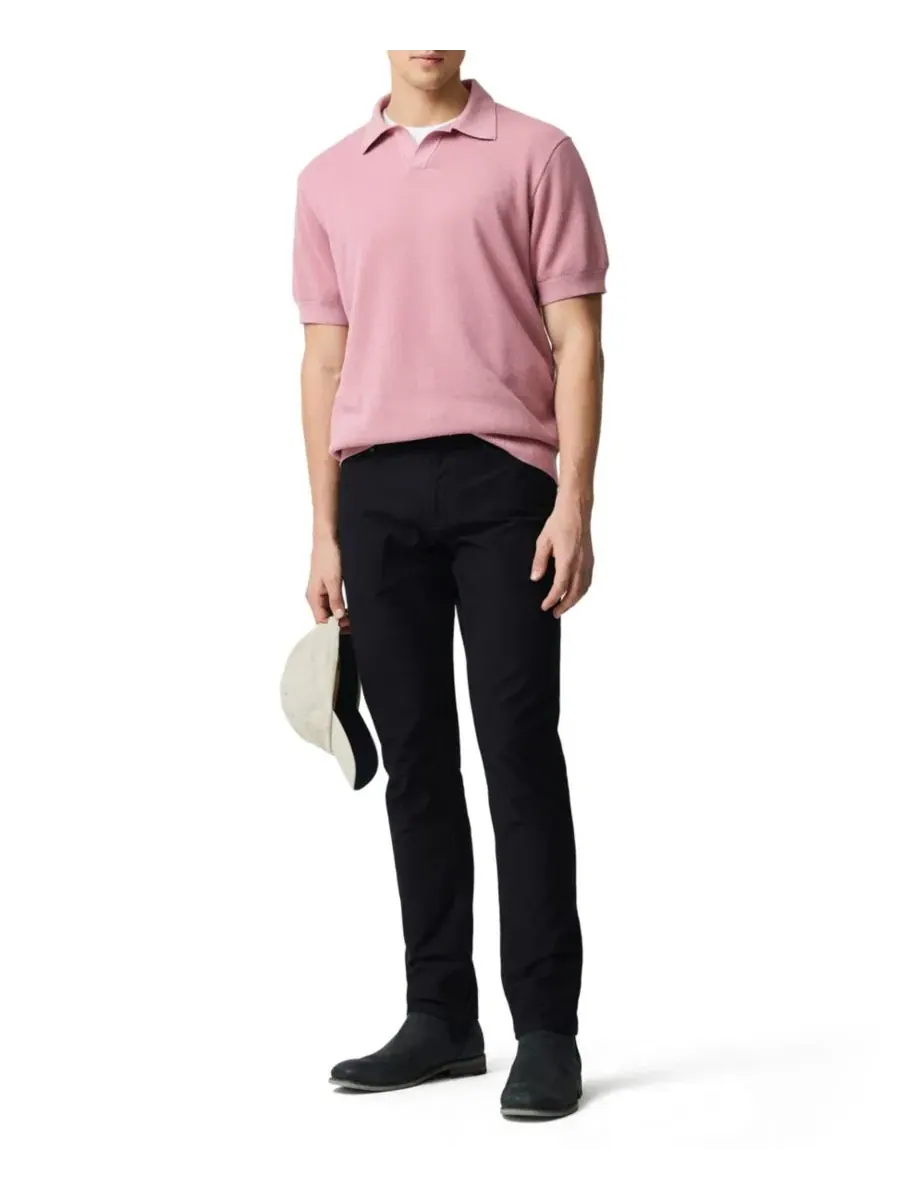 Легкий вязаный поло из хлопка Avalon Cotton Knitted Polo Rodd & Gunn — изображение 2 из 4, розовый