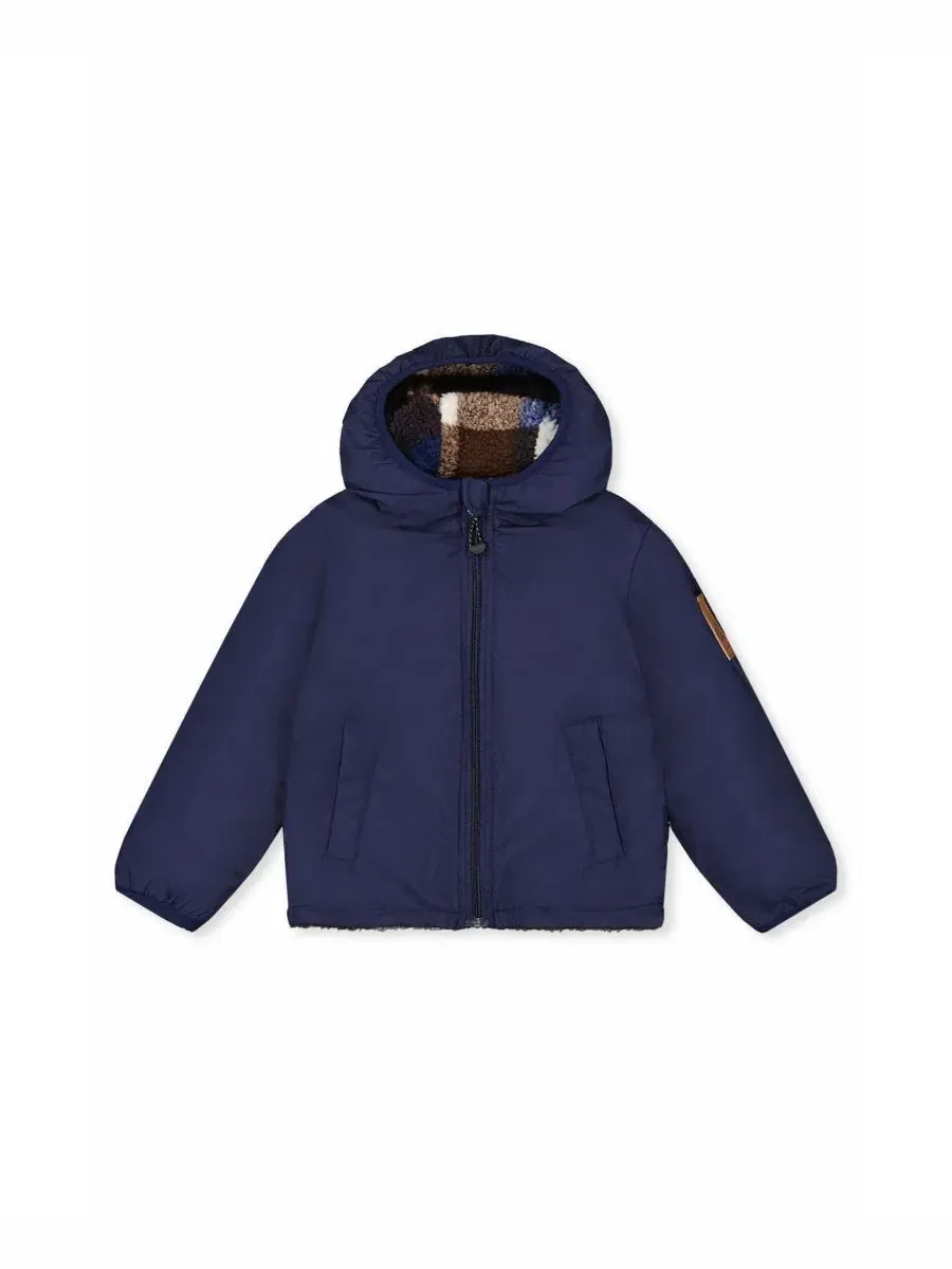 Детская куртка-перевертыш с капюшоном, модель Transition and Mid-Season Outerwear Deux par Deux — изображение 3 из 4