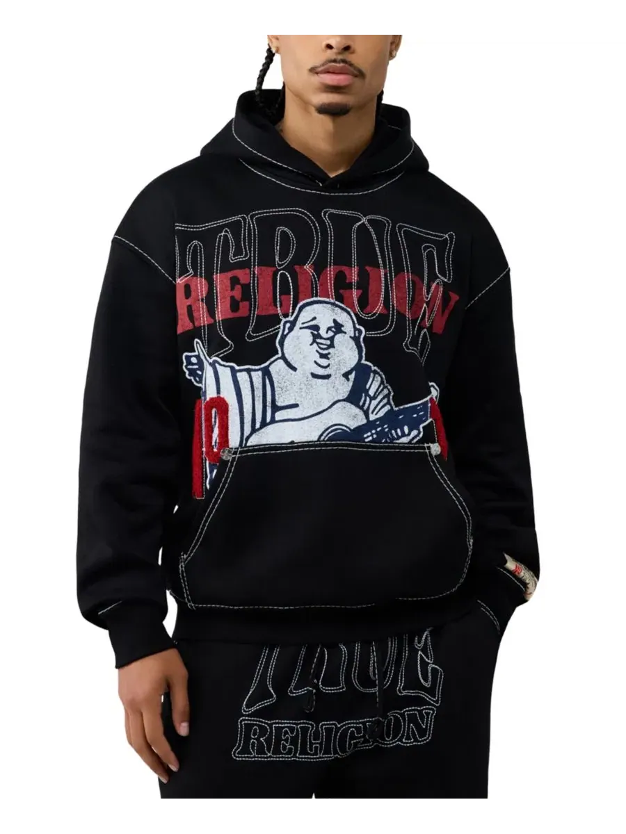 Худи с принтом Buddha Logo True Religion