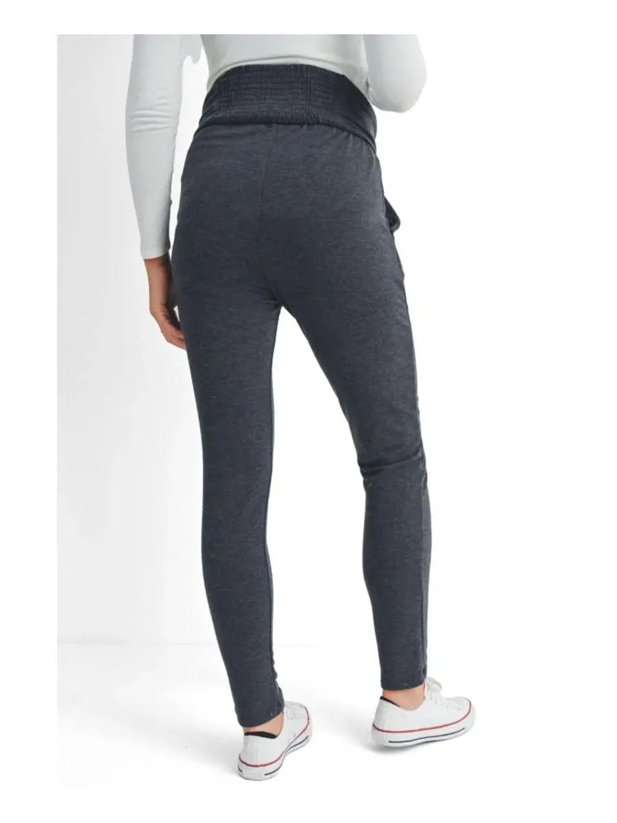 Брюки для беременных с заниженной талией и карманами, модель Pull-On Under-Bump Jogger Hello Miz — изображение 3 из 4