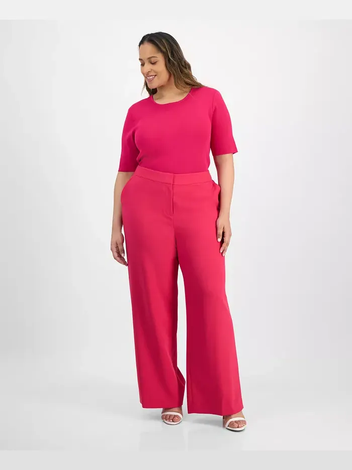 Широкие брюки Plus Size Tahari ASL