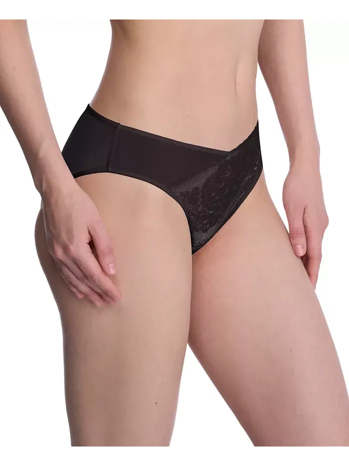 Женское нижнее белье бикини Flora Lace 773150 Natori — изображение 2 из 3, черный