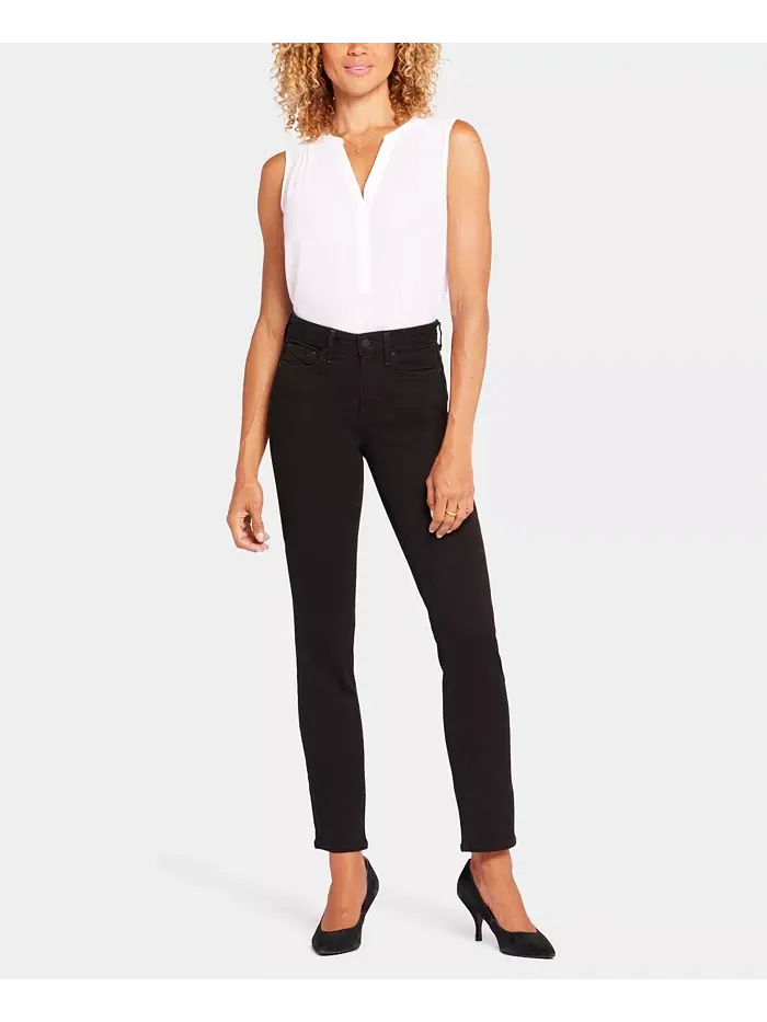 Джинсы Petite Sheri Slim Pull On NYDJ — изображение 1 из 4, черный