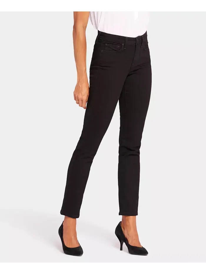Джинсы Petite Sheri Slim Pull On NYDJ — изображение 4 из 4, черный