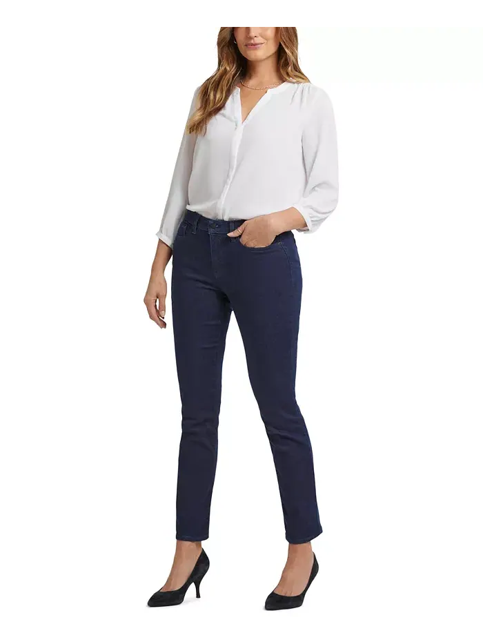 Джинсы Petite Sheri Slim Pull On NYDJ — изображение 1 из 4, выцветший