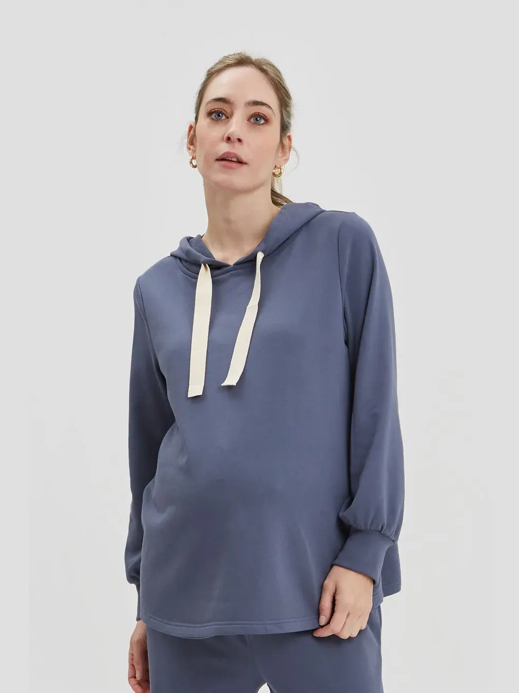Худи Crosby для медсестер NOM Maternity — изображение 1 из 4, серый