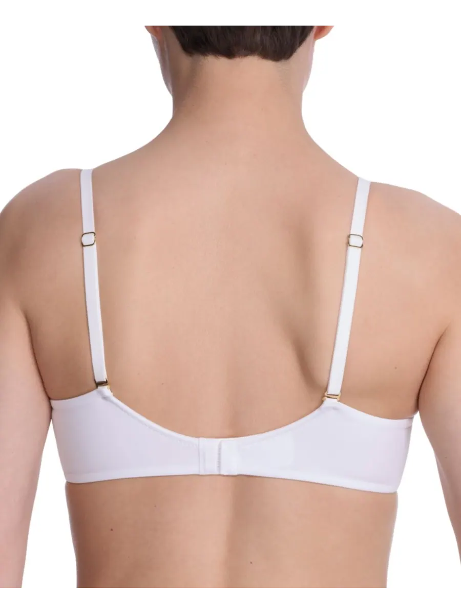 Женский бюстгальтер Heavenly Convertible Comfort Lace Contour Underwire Bra 722314 Natori — изображение 3 из 6, белый