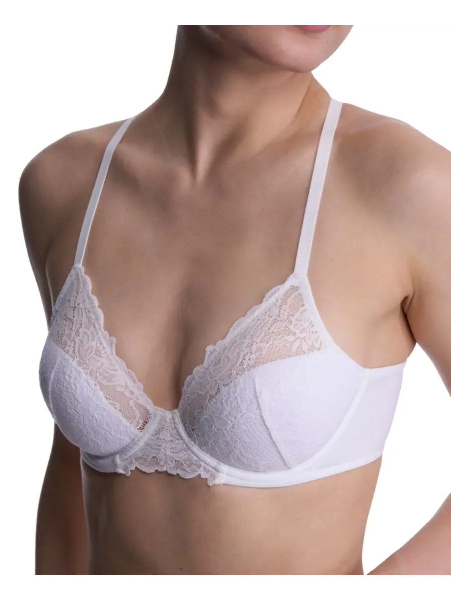 Женский бюстгальтер Heavenly Convertible Comfort Lace Contour Underwire Bra 722314 Natori — изображение 5 из 6, белый