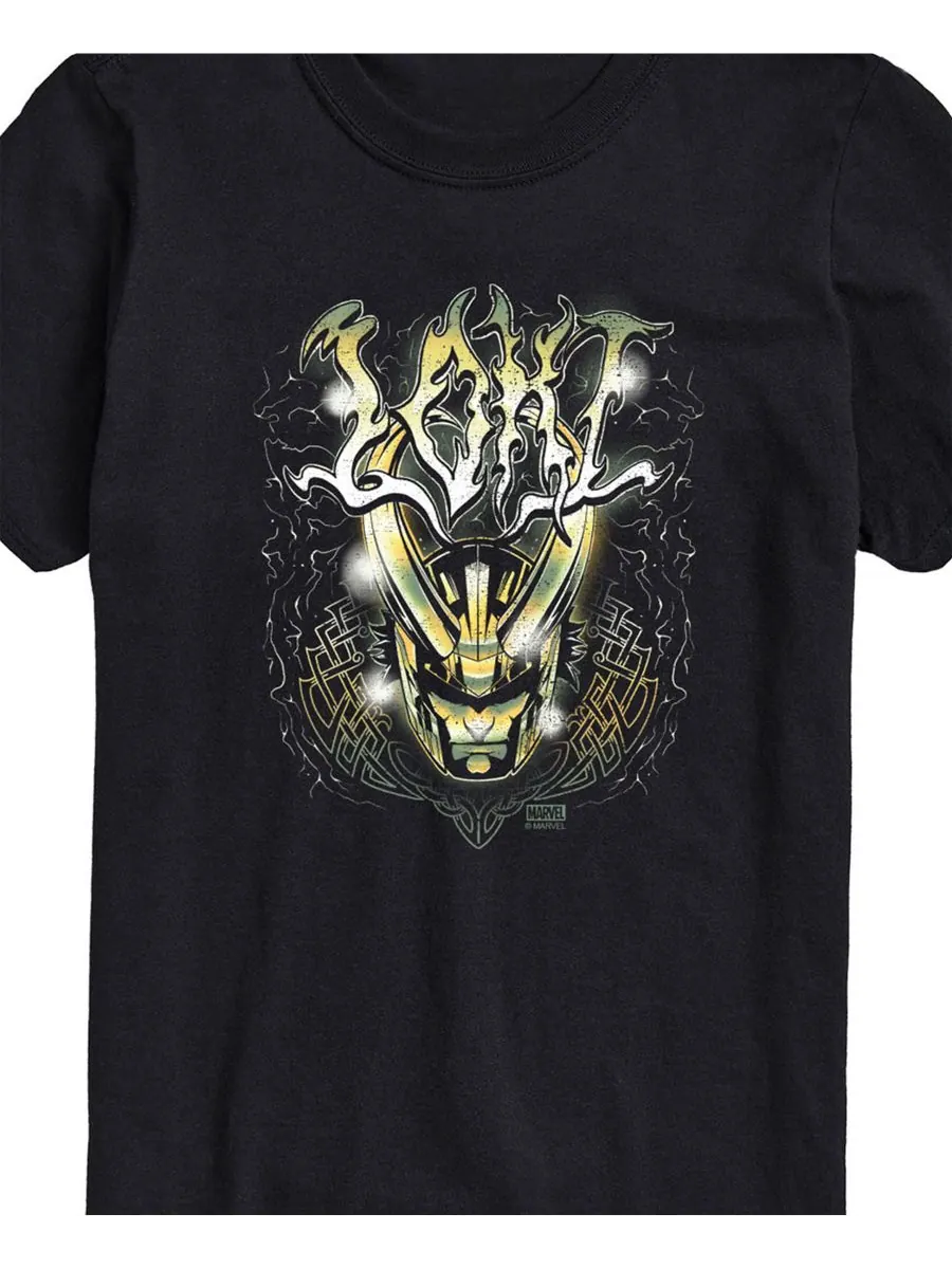 Мужская футболка с коротким рукавом Marvel Loki AIRWAVES — изображение 2 из 3, черный