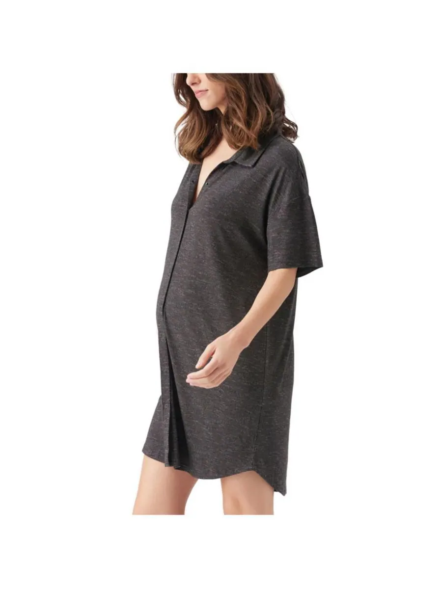 Футболка Мечтательная ночь Ripe Maternity — изображение 3 из 4, серый