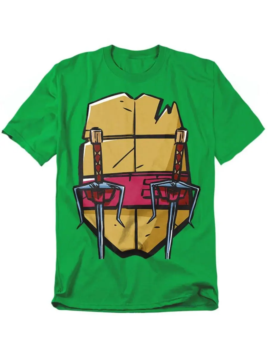 Мужская футболка Raphael Shell 2012 года Teenage Mutant Ninja Turtles — изображение 1 из 2, зеленый