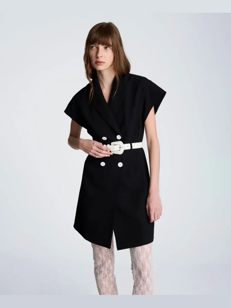 Женское мини-платье-тренч со спущенными плечами Kenneth Cole