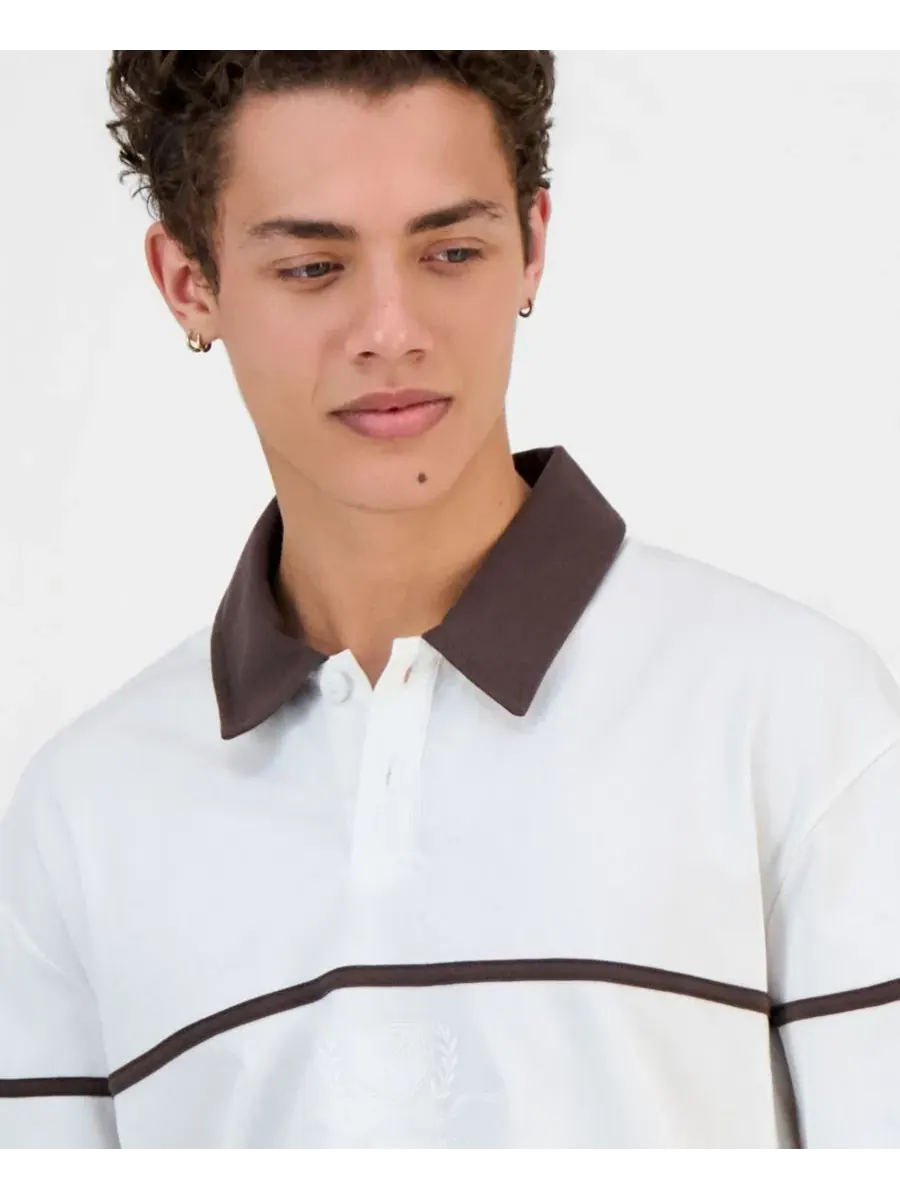 Мужское поло с длинным рукавом Herald Polo GUESS — изображение 3 из 4, белый
