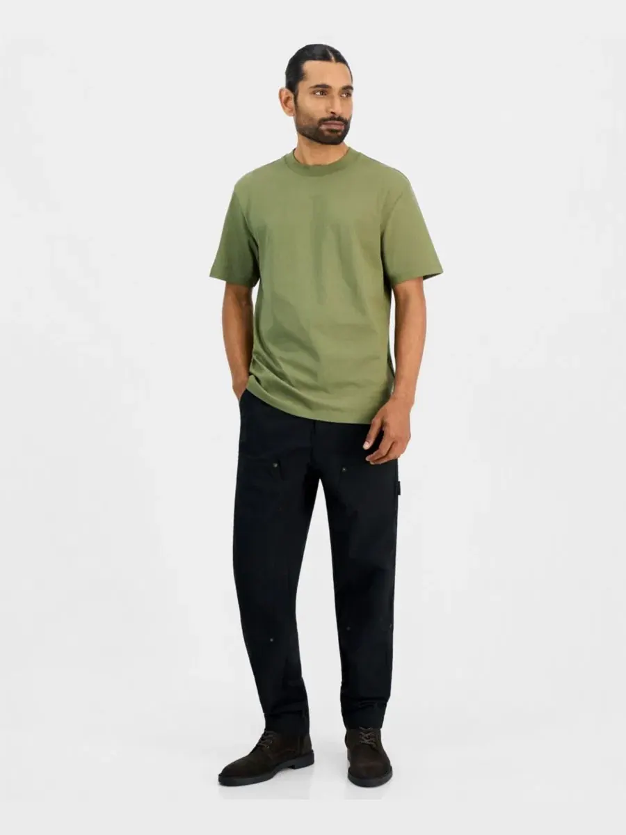Футболка с принтом Dapolino Heavy Single Jersey Logo Hugo Boss — изображение 2 из 4, зеленый