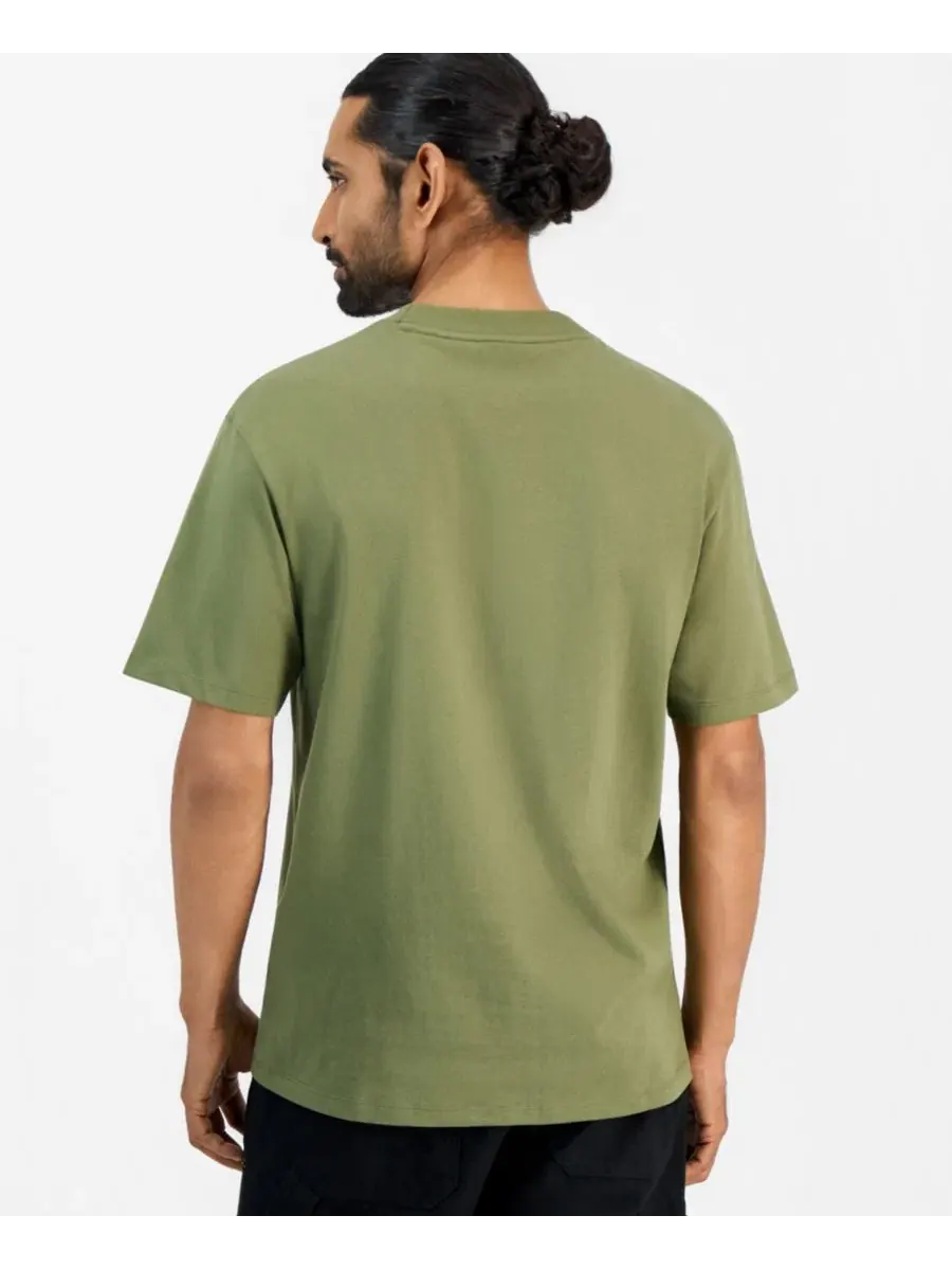 Футболка с принтом Dapolino Heavy Single Jersey Logo Hugo Boss — изображение 4 из 4, зеленый