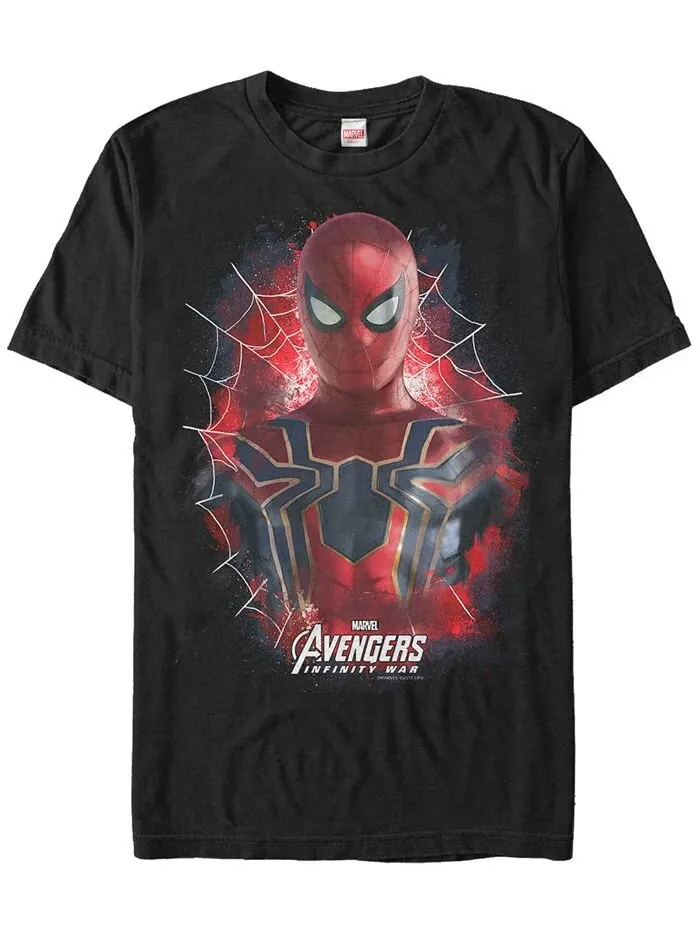 Мужская футболка с короткими рукавами и рисунком Человека-паука Marvel Avengers Infinity War Fifth — изображение 1 из 1