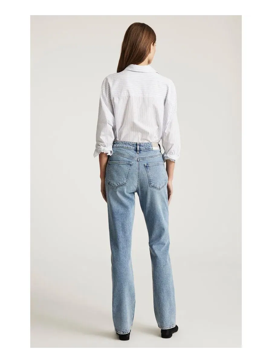 Женские джинсы прямого кроя с высокой посадкой New York High-Rise Straight-Leg Mavi Jeans — изображение 5 из 6
