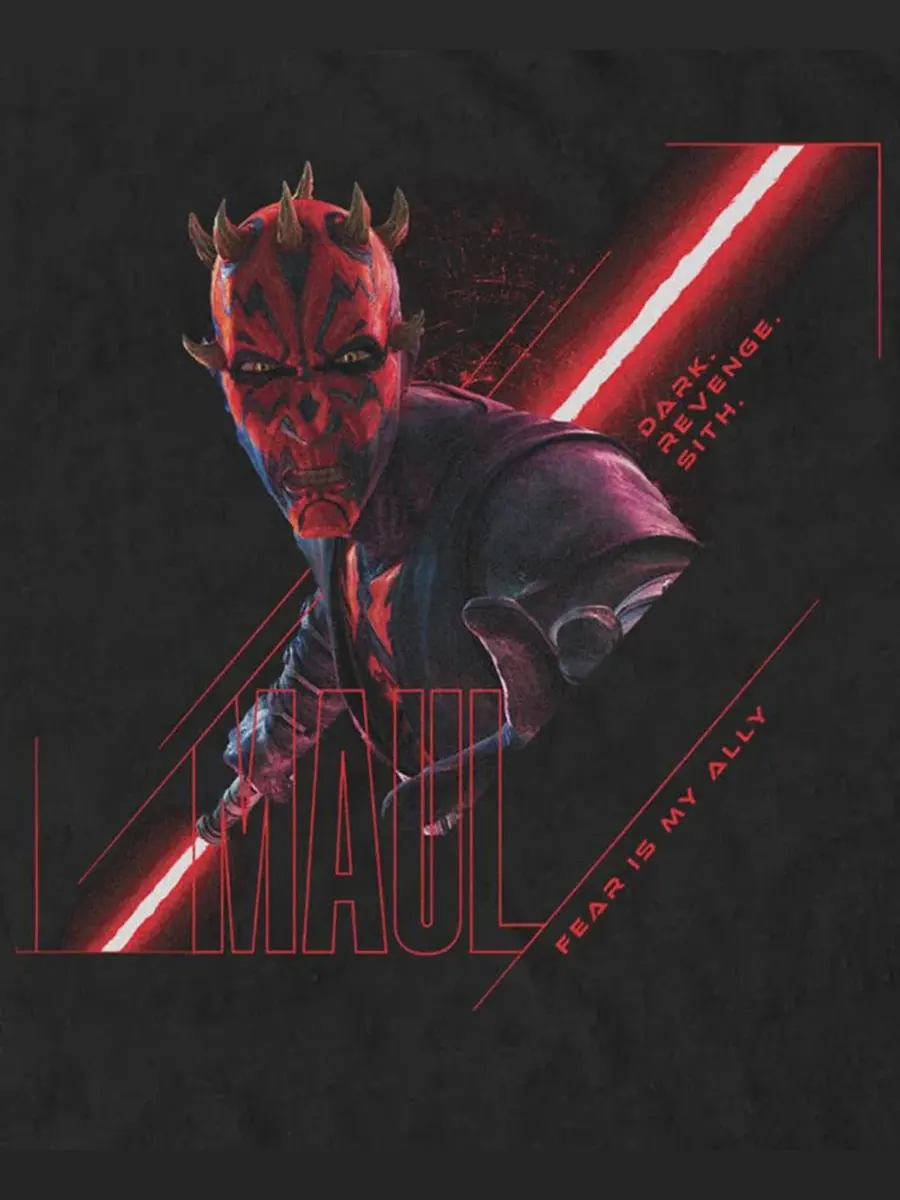 Футболка с принтом Dark Revenge Sith Fifth Sun — изображение 3 из 3, черный