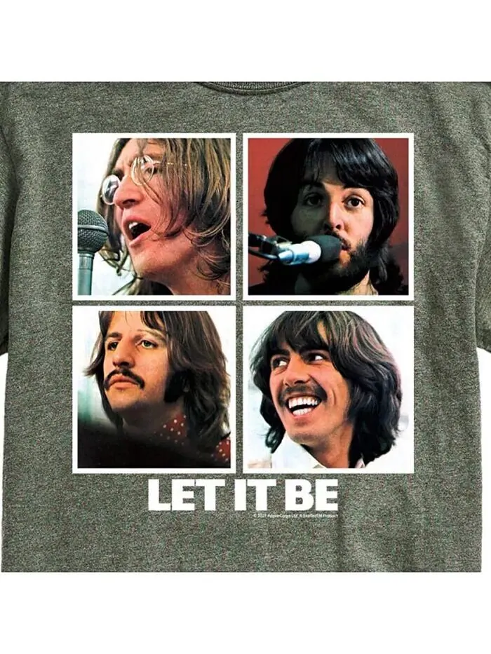 Hybrid Apparel Футболка с короткими рукавами The Beatles Group AIRWAVES — изображение 3 из 3, зеленый