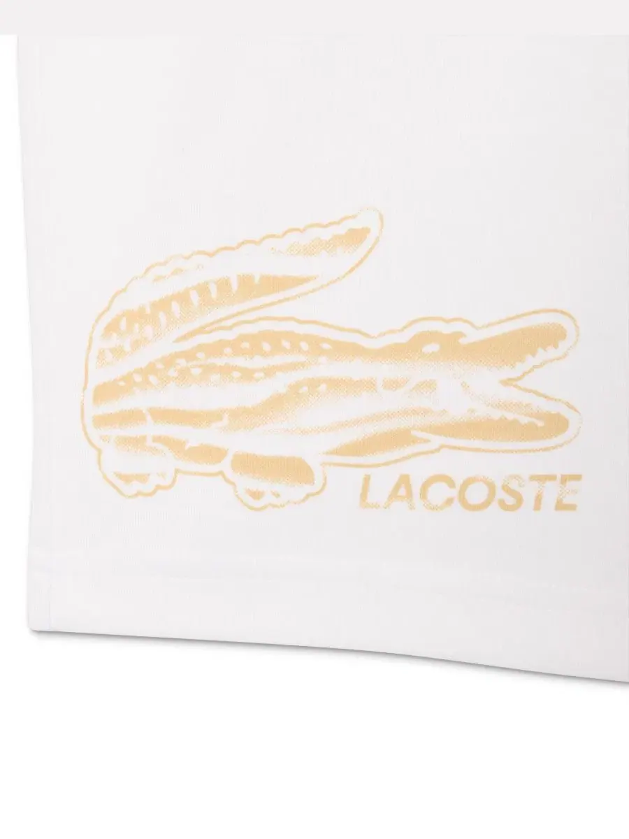 Шорты мужские Lacoste с эластичным поясом — изображение 4 из 4, белый