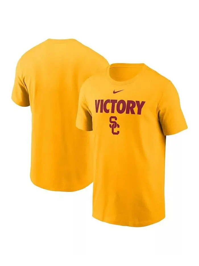 Мужская золотая футболка USC Trojans Local Ultimate Chant Nike — изображение 1 из 3, золото
