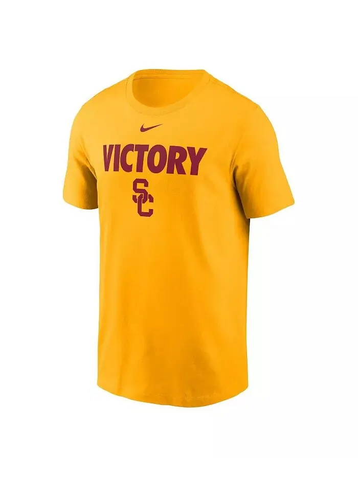 Мужская золотая футболка с кричалкой USC Trojans Local Ultimate Nike — изображение 2 из 3