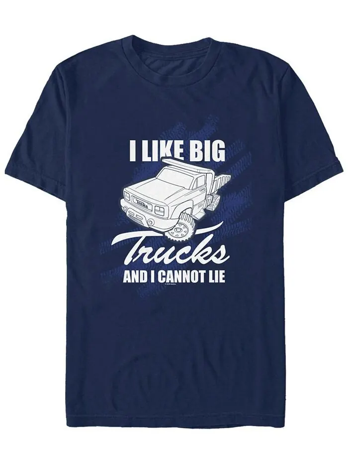 Мужская футболка с коротким рукавом I Like Big Trucks с круглым вырезом Fifth Sun — изображение 1 из 1, темно-синий