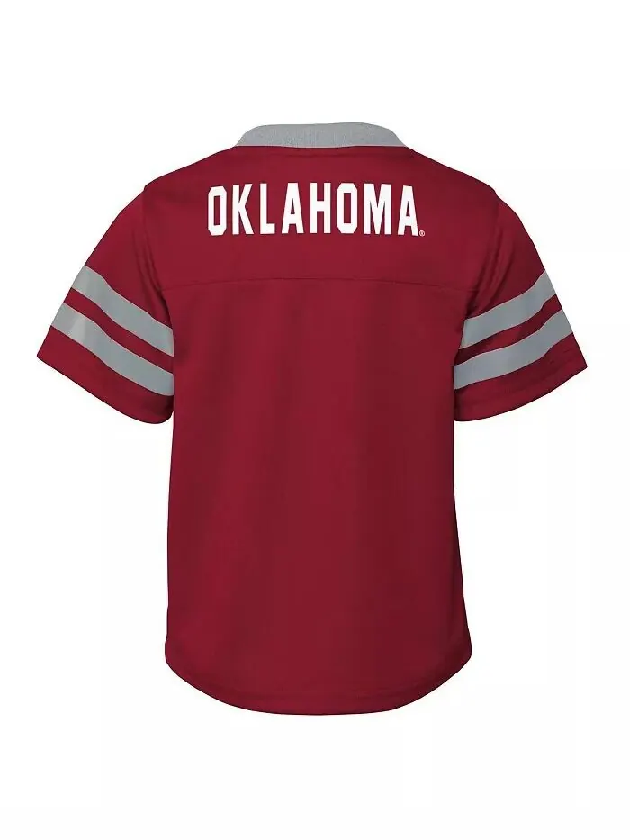 Комплект из двух предметов из джерси и штанов Red Zone Crimson Oklahoma Earlys для мальчиков и — изображение 3 из 4, красный