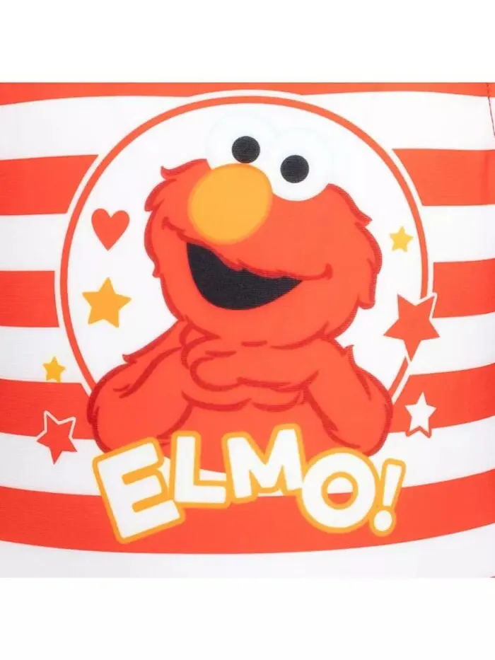 Цельный купальный костюм Elmo для девочек-малышей Sesame Street — изображение 3 из 6, красный