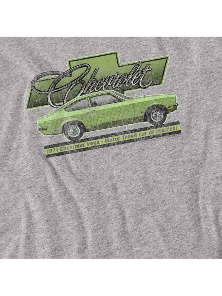 Футболка Chevrolet Vega Car Of The Year 71 Logovision — изображение 2 из 3, приглушенный