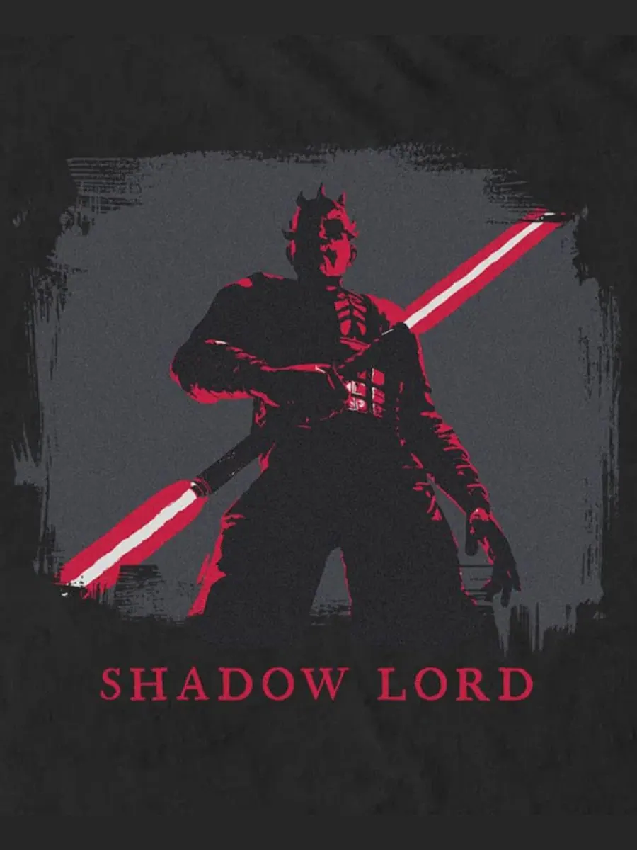 Футболка с графическим принтом Shadow Lord Fifth Sun — изображение 3 из 3, черный
