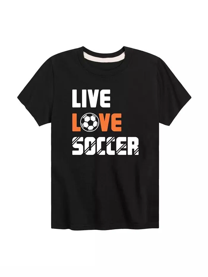 Футболка с графическим принтом Big Boys Live Love Soccer Hybrid