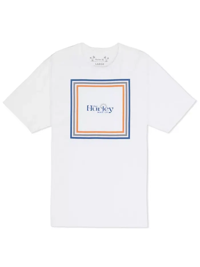 Мужская футболка Connect с коротким рукавом Hurley — изображение 3 из 4, белый