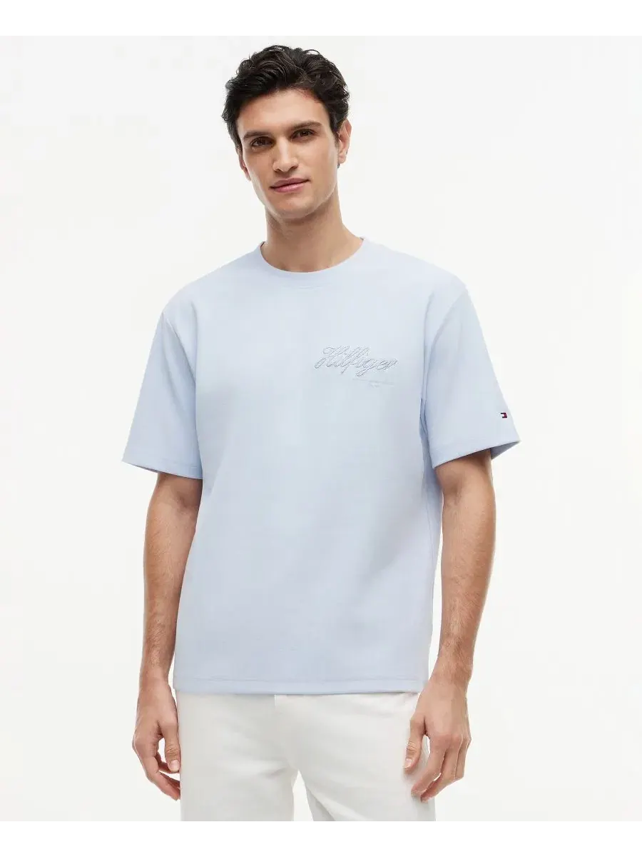 Футболка с принтом Nautical Rope Tommy Hilfiger — изображение 1 из 4, синий
