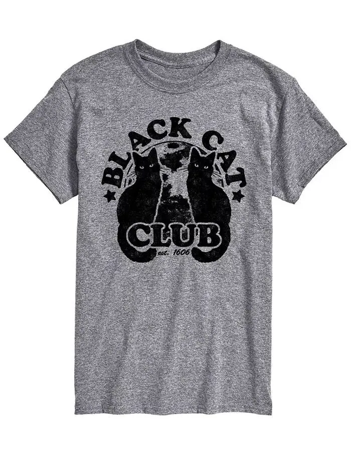 Мужская футболка Black Cat Club Classic Fit AIRWAVES — изображение 1 из 2, серый