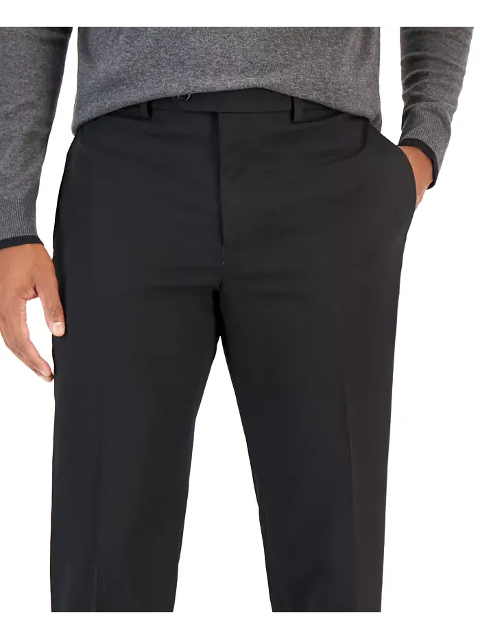 Мужские костюмы Flex Plain Slim Fit Van Heusen — изображение 10 из 12, глубокий черный