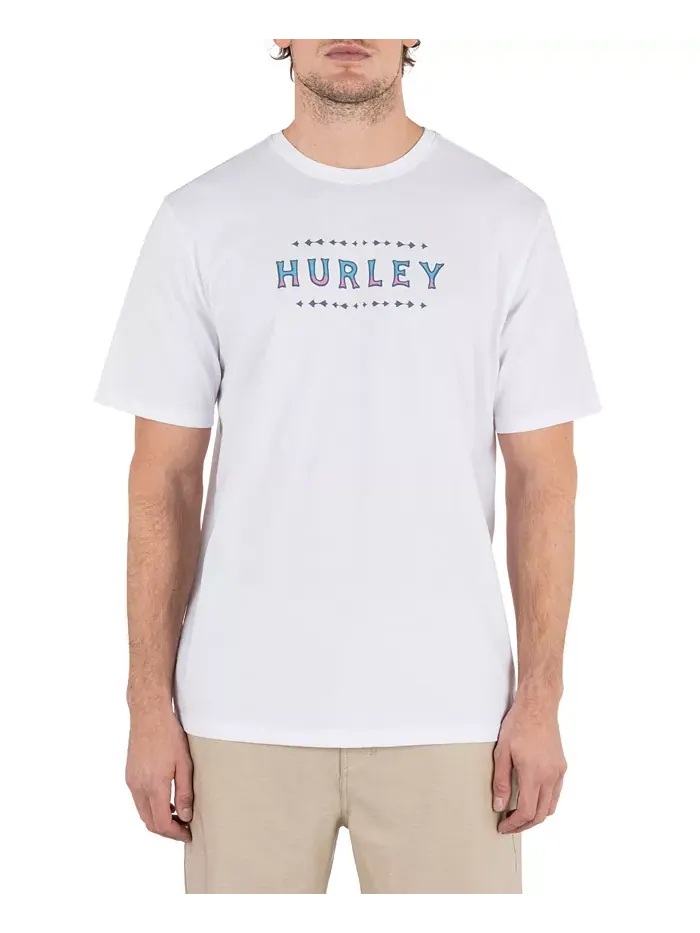 Мужская футболка с коротким рукавом Hieroglyphics Hurley — изображение 2 из 7, белый