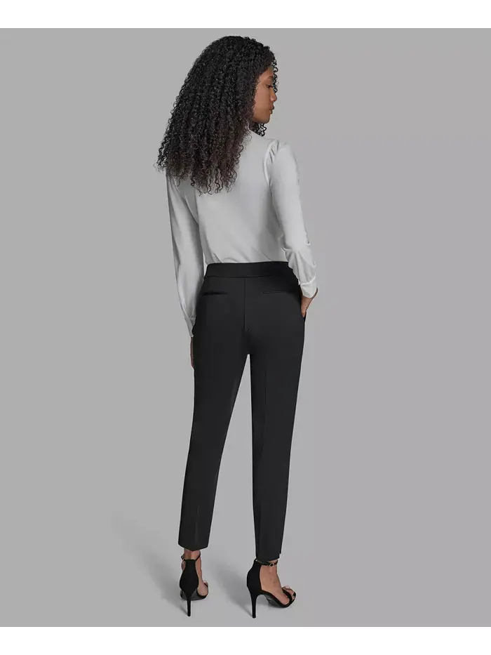 Женские облегающие брюки с высокой талией BCBG — изображение 2 из 6, черный