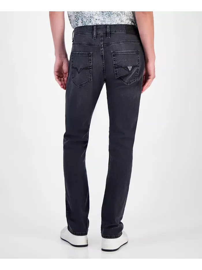 Матео Regular Straight Fit джинсы в темной стирке Guess — изображение 4 из 4, серый