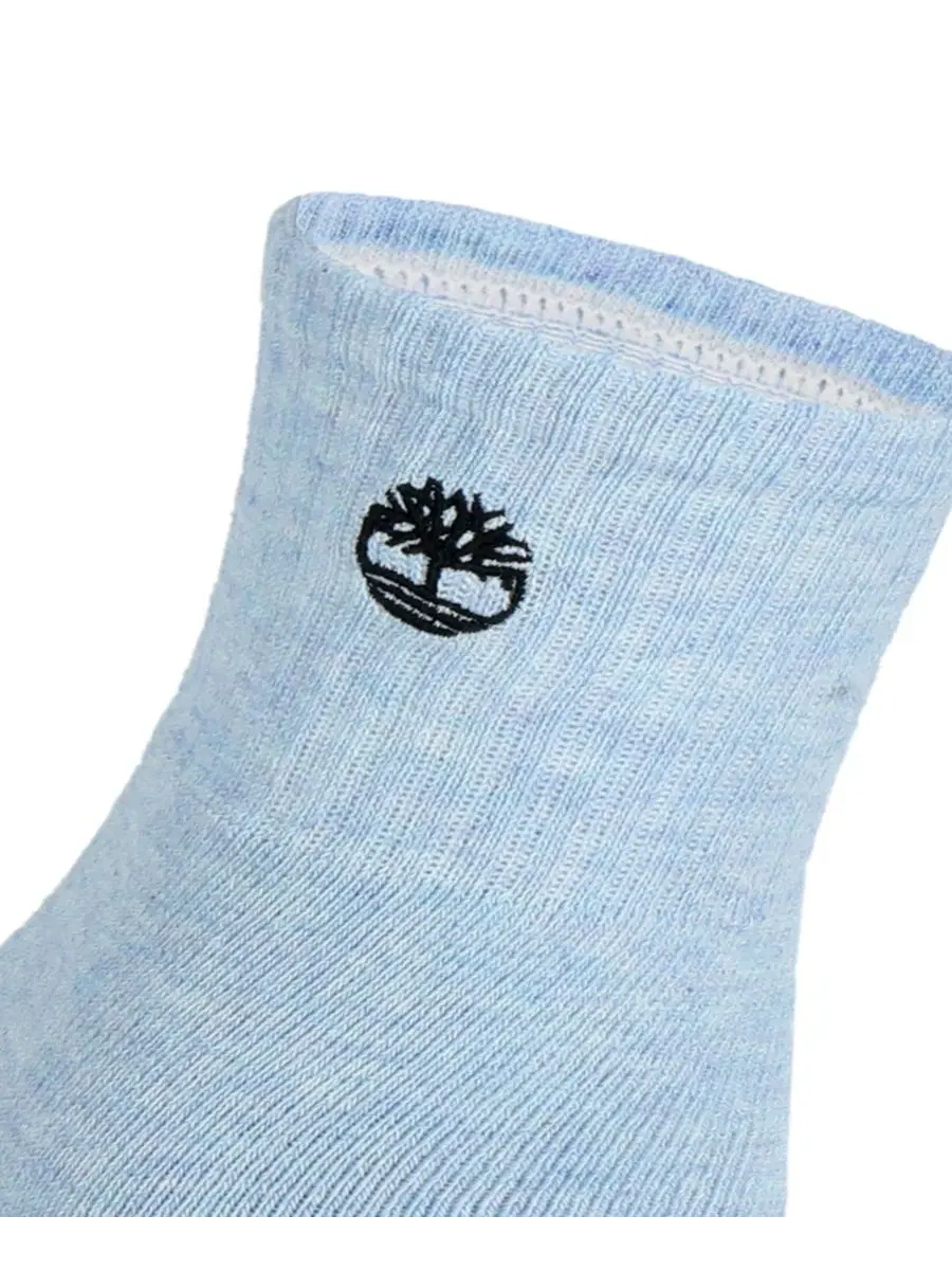Мужские носки Rivington Quarter Socks (5 пар в упаковке) Timberland — изображение 3 из 3, светлый синий