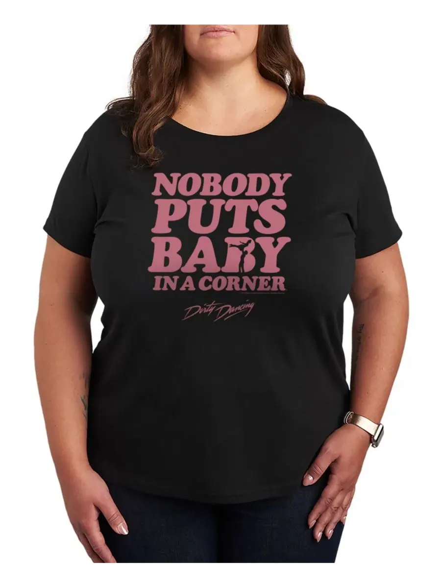 Футболка с графическим принтом Dirty Dancing Plus Size Hybrid Apparel — изображение 1 из 3, черный