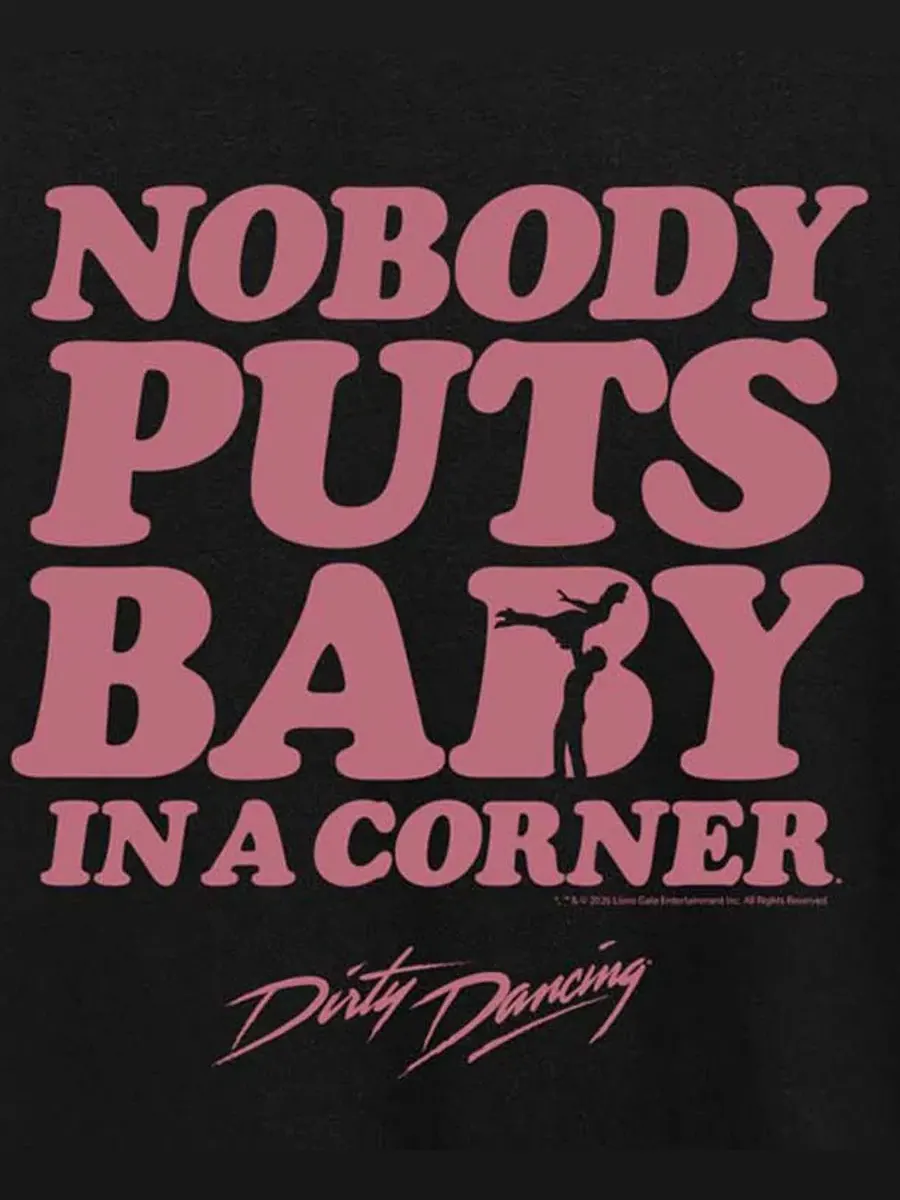 Футболка с графическим принтом Dirty Dancing Plus Size Hybrid Apparel — изображение 3 из 3, черный